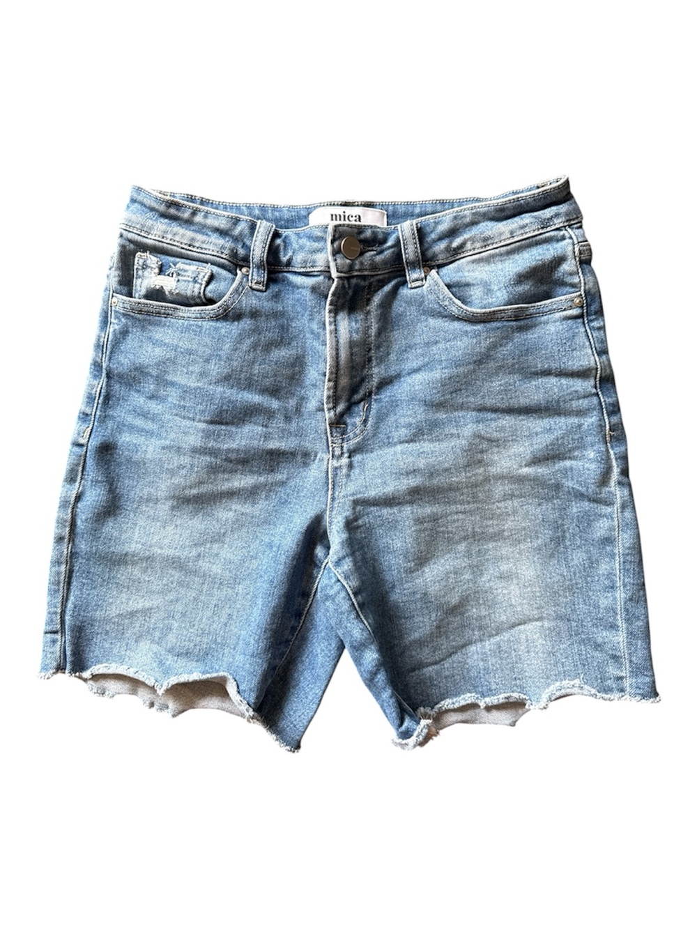 Mica Los Angeles Size M Distressed Raw Hem Shorts